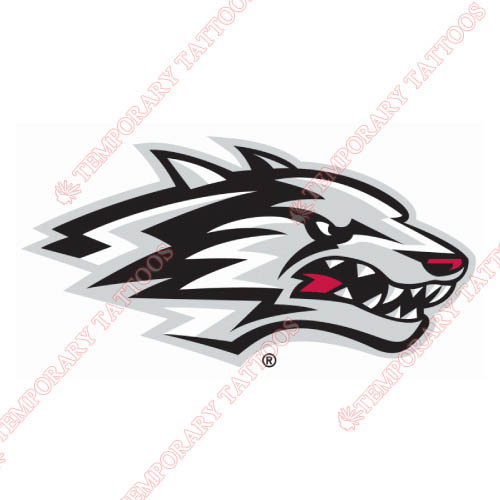 New Mexico Lobos Customize Temporary Tattoos Stickers NO.5417